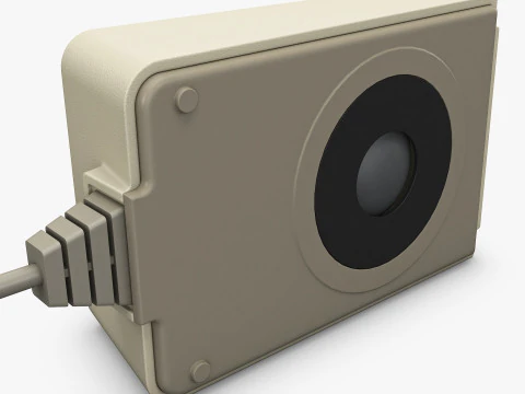 Apple リサ A9M0050 マウス ヴィンテージ 1983-1984 M 1 3Dモデル