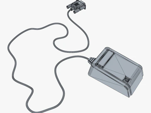 Apple リサ A9M0050 マウス ヴィンテージ 1983-1984 M 1 3Dモデル