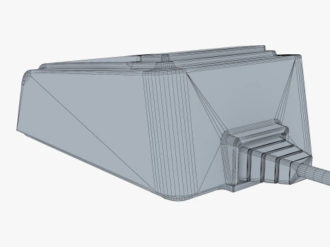 Apple リサ A9M0050 マウス ヴィンテージ 1983-1984 M 1 3Dモデル