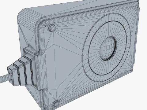Apple リサ A9M0050 マウス ヴィンテージ 1983-1984 M 1 3Dモデル