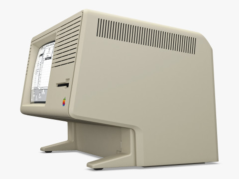 Apple Lisa 2 Macintosh XL A6S0300 Monoblock Vintage 1984-1986 M 1 3D Model