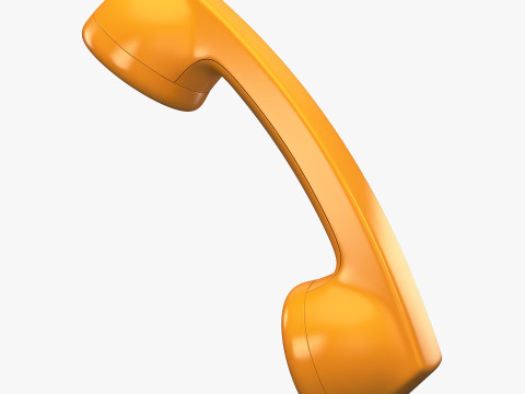 Vintage Retro Telephone Handset M1 Model 3D