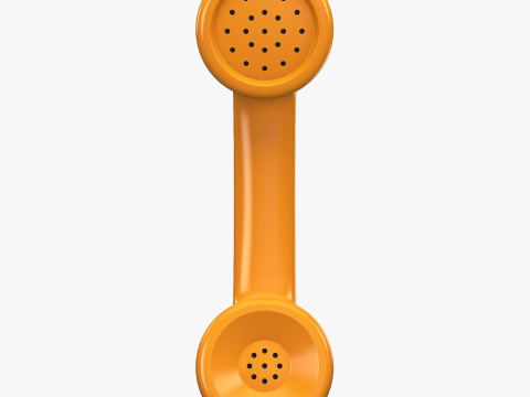 Vintage Retro Telephone Handset M1 Model 3D
