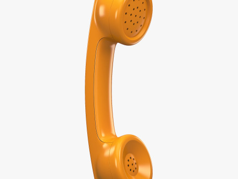 Vintage Retro Telephone Handset M1 Model 3D