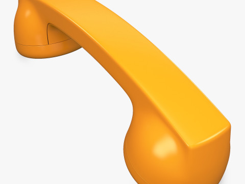 Vintage Retro Telephone Handset M1 Model 3D