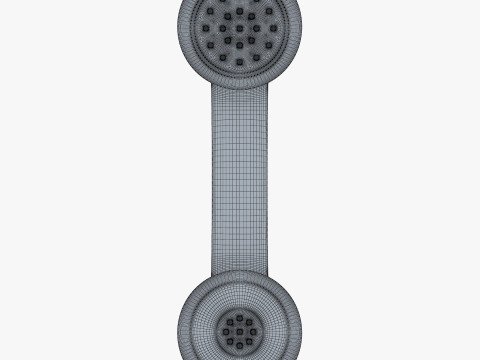 Vintage Retro Telephone Handset M1 Model 3D