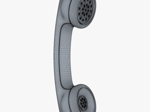 Vintage Retro Telephone Handset M1 Model 3D