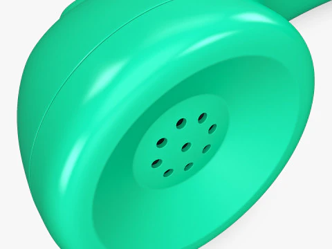 Vintage Classic Telephone Handset M1 3D Model