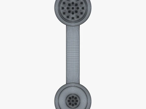 Vintage Classic Telephone Handset M1 3D Model