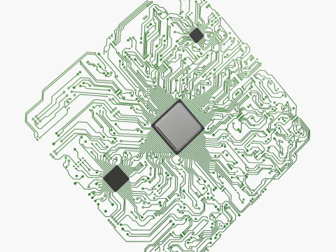 Resumo de caminhos de circuitos eletr&ocirc;nicos M1 Modelo 3D