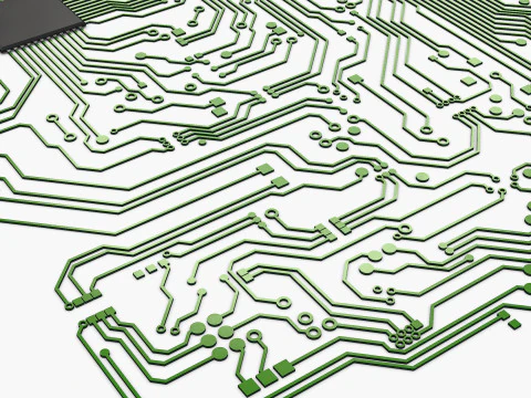 Resumo de caminhos de circuitos eletr&ocirc;nicos M1 Modelo 3D