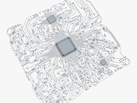 Resumo de caminhos de circuitos eletr&ocirc;nicos M1 Modelo 3D