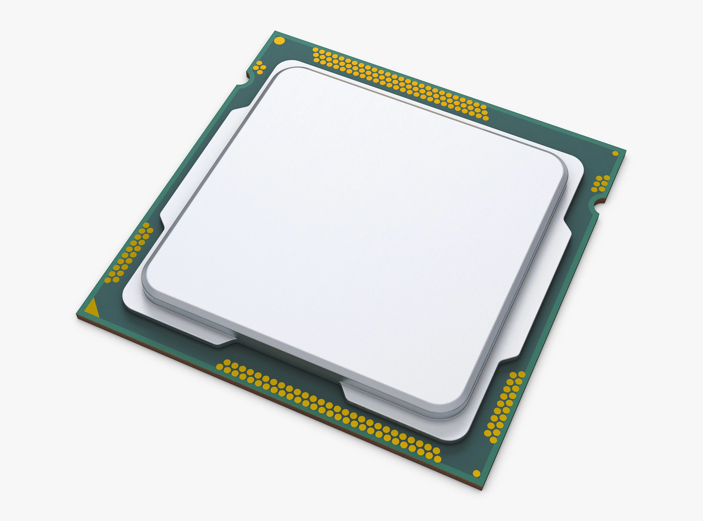 CPU Processor Generic M1 3D Model .c4d .max .obj .3ds .fbx .stl .blend 