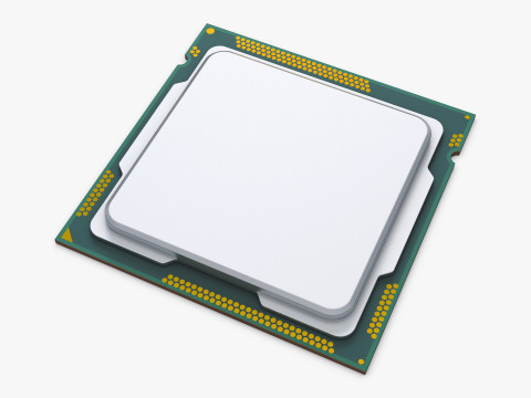 CPU Processor Generic M1 3D मॉडल