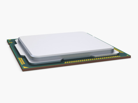 CPU Processor Generic M1 3D Model