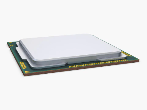 CPU Processor Generic M1 3D Model