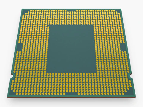 CPU Processor Generic M1 3D Model