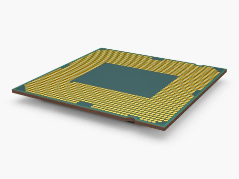 CPU Processor Generic M1 3D Model