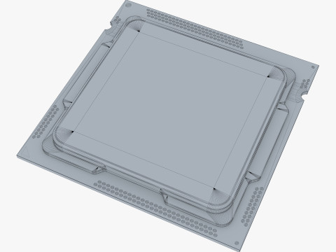 CPU Processor Generic M1 3D Model