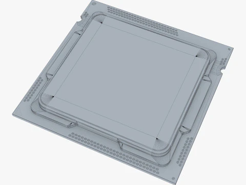 CPU Processor Generic M1 3D Model