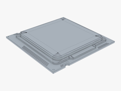 CPU Processor Generic M1 3D Model