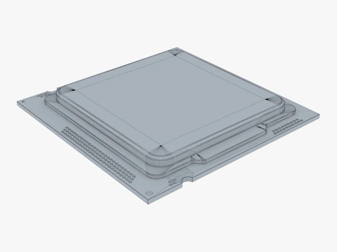 CPU Processor Generic M1 3D Model