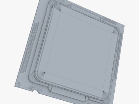 CPU Processor Generic M1 3D Model