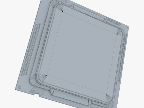 CPU Processor Generic M1 3D Model