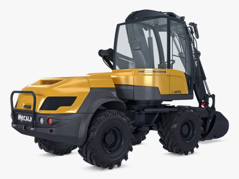Mecalac 12MTX Excavator 2021-2025 M 1 3D Model