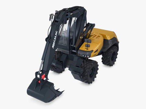 Mecalac 12MTX Excavator 2021-2025 M 1 3D Model
