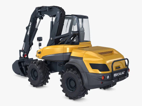 Mecalac 12MTX Excavator 2021-2025 M 1 3D Model