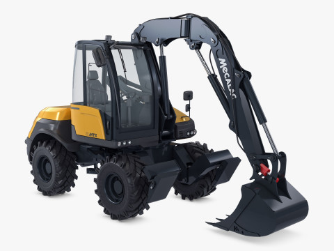 Mecalac 12MTX Excavator 2021-2025 M 1 Modèle 3D