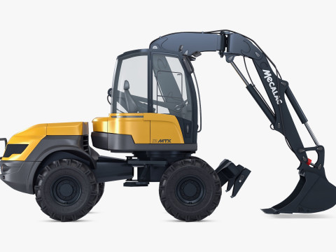 Mecalac 12MTX Excavator 2021-2025 M 1 Modèle 3D