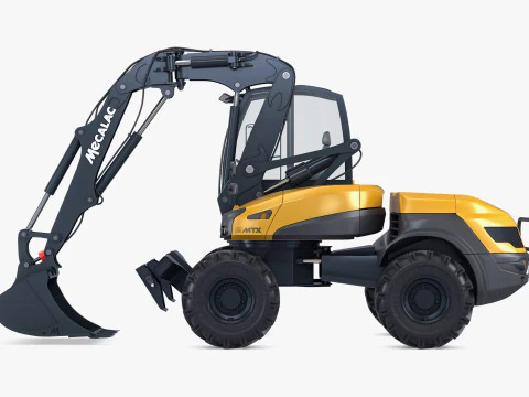 Mecalac 12MTX Excavator 2021-2025 M 1 3D Model