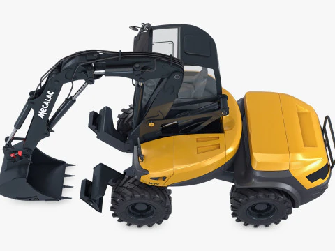 Mecalac 12MTX Excavator 2021-2025 M 1 3D Model