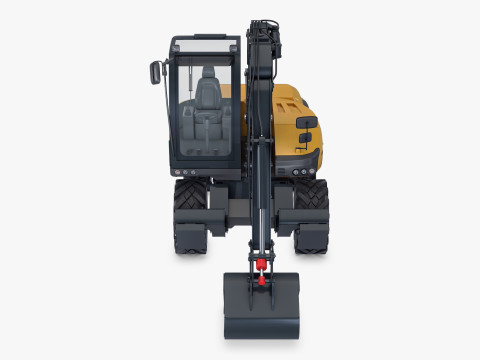 Mecalac 12MTX Excavator 2021-2025 M 1 Modèle 3D