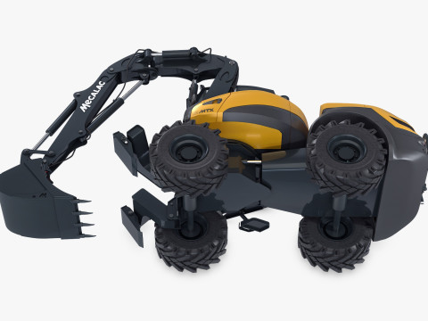 Mecalac 12MTX Excavator 2021-2025 M 1 Modèle 3D