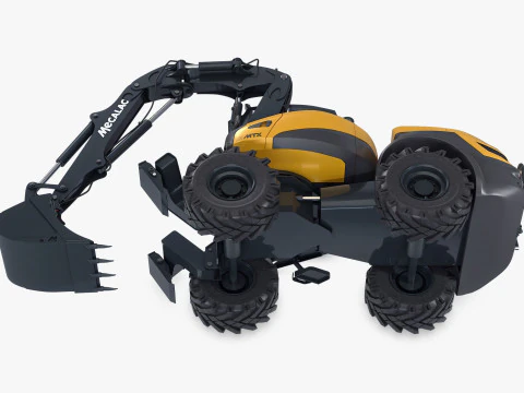 Mecalac 12MTX Excavator 2021-2025 M 1 3D Model