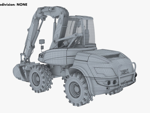 Mecalac 12MTX Excavator 2021-2025 M 1 Modèle 3D