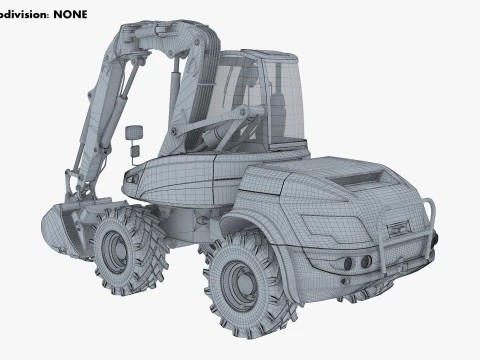 Mecalac 12MTX Excavator 2021-2025 M 1 3D Model