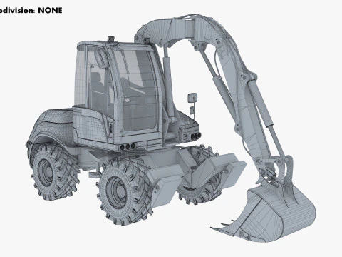 Mecalac 12MTX Excavator 2021-2025 M 1 3D Model