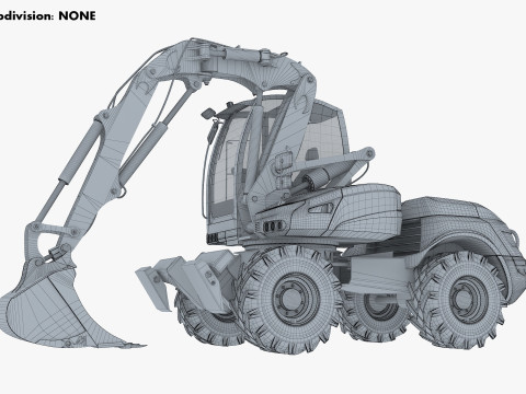 Mecalac 12MTX Excavator 2021-2025 M 1 Modèle 3D