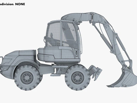 Mecalac 12MTX Excavator 2021-2025 M 1 3D Model