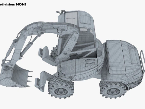 Mecalac 12MTX Excavator 2021-2025 M 1 3D Model