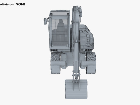 Mecalac 12MTX Excavator 2021-2025 M 1 Modèle 3D