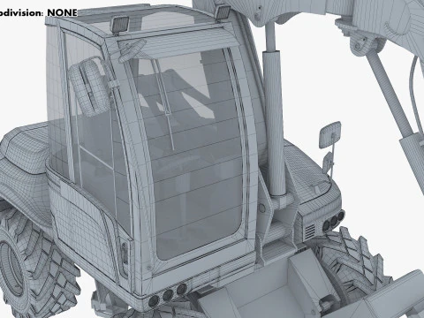 Mecalac 12MTX Excavator 2021-2025 M 1 3D Model