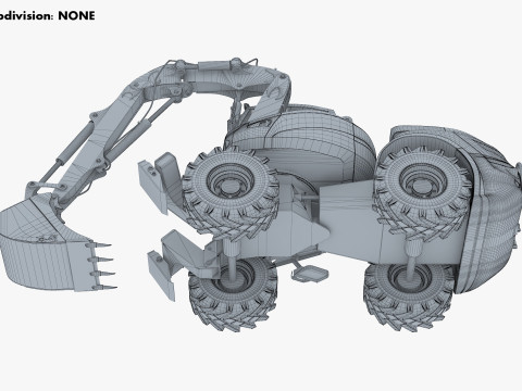 Mecalac 12MTX Excavator 2021-2025 M 1 Modèle 3D