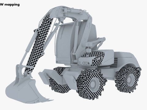 Mecalac 12MTX Excavator 2021-2025 M 1 Modèle 3D