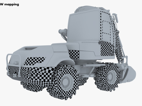 Mecalac 12MTX Excavator 2021-2025 M 1 Modèle 3D