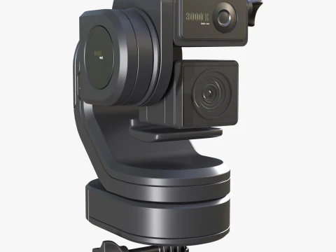 Sistema cardanico per mini fotocamera M1 Modello 3D